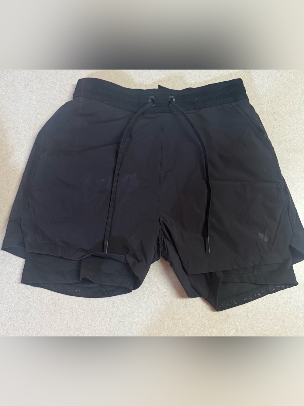 Women’s Novel Black Performance 2-in-1 Running Shorts